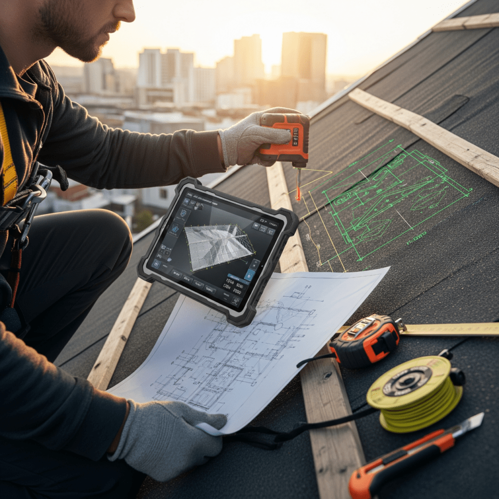 Roofing measurement