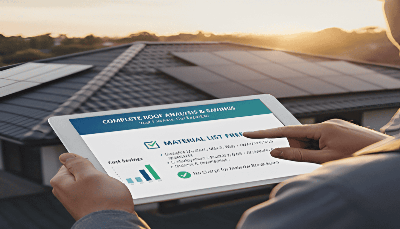 Roof measuring with digital tools | Accurate roof measurement technology.