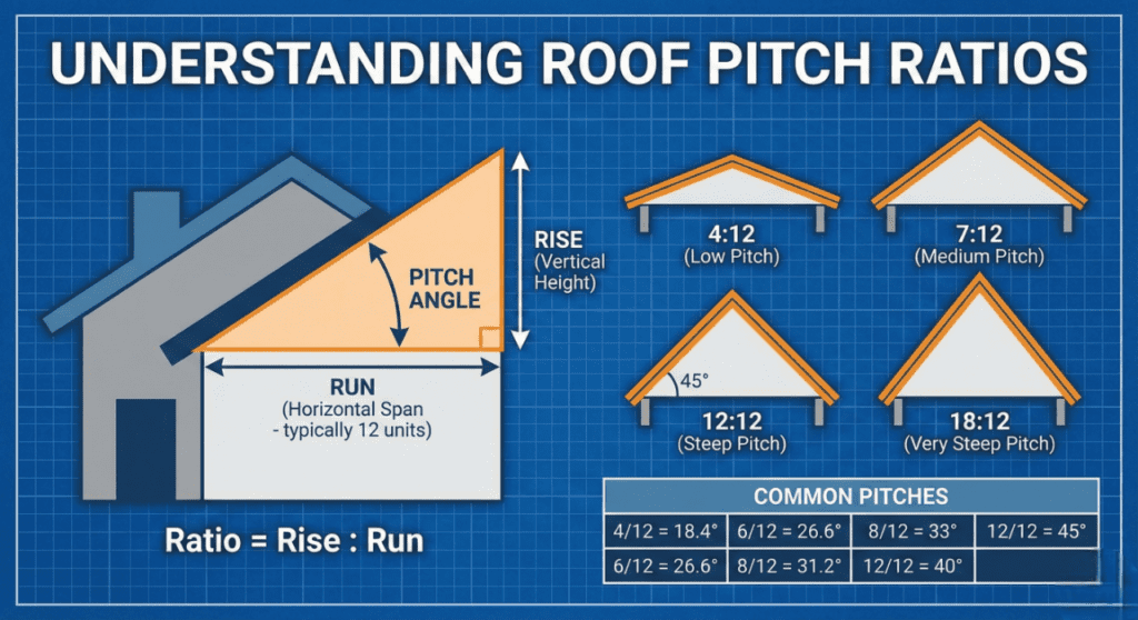figuring out roof pitch 