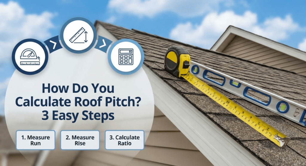 how do you calculate roof pitch