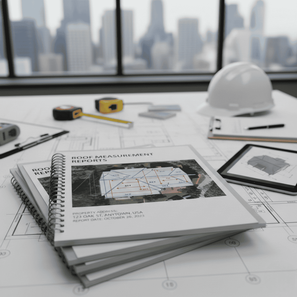 Accurate roof measurement reports for roofing projects and insurance claims.