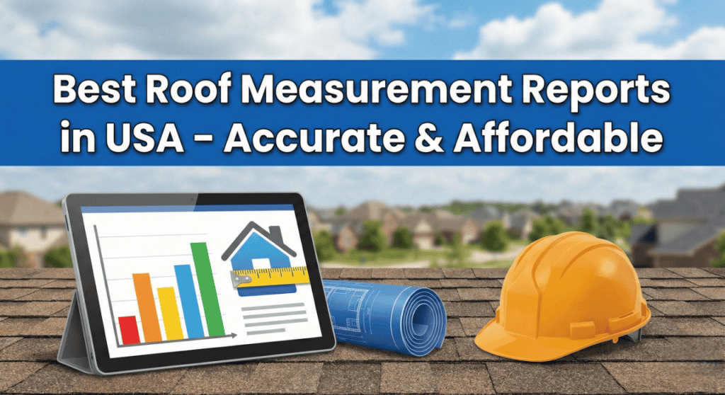 Accurate roof measurement reports for roofing estimates, utilizing advanced tools and technology.