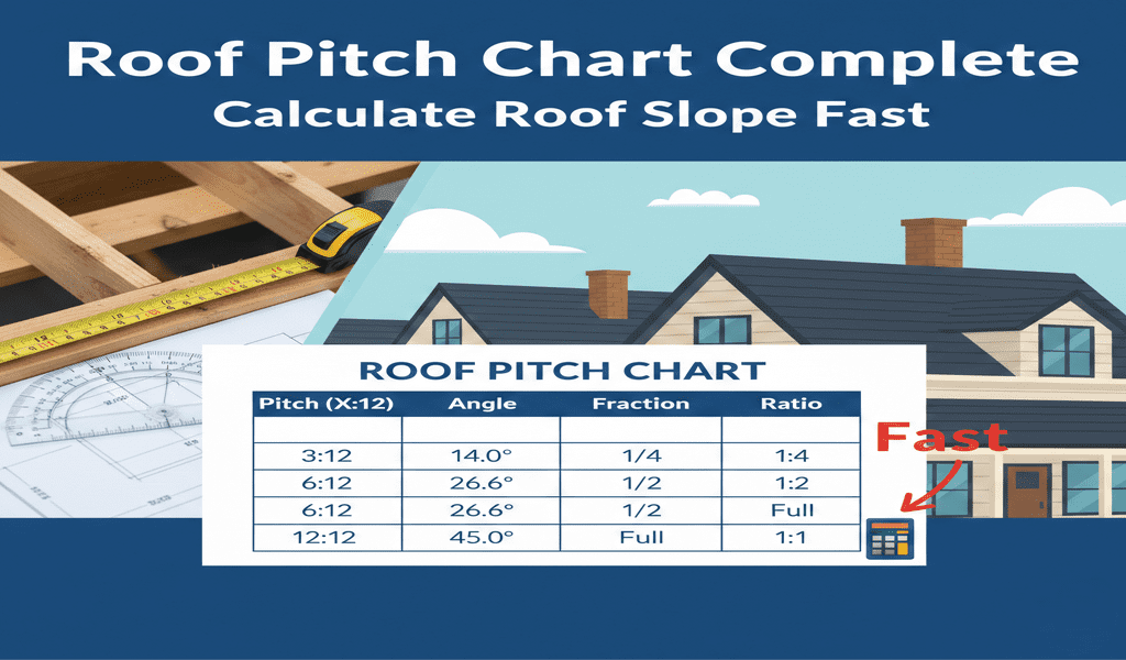 Roof Pitch Chart