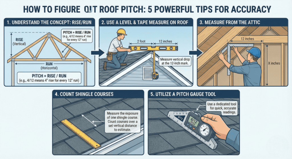 figure out roof pitch