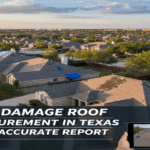 Hail Damage Roof Measurement in Texas