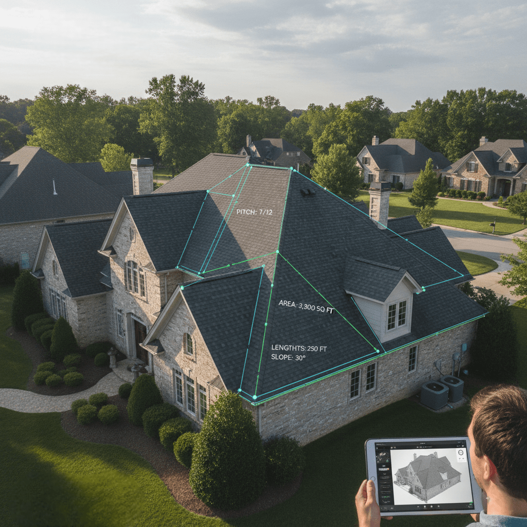 aerial roof measurement services 