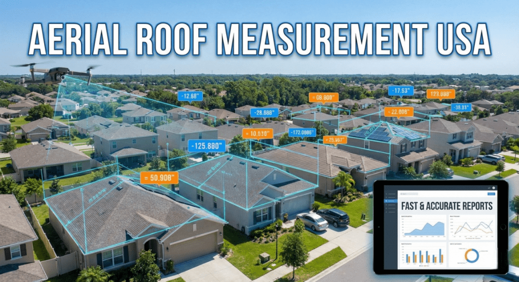 aerial roof measurements USA