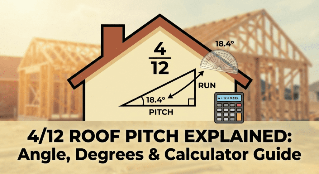 4/12 ROOF PITCH