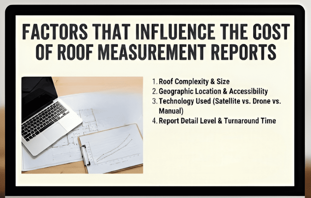 cost of roof measurement reports 
