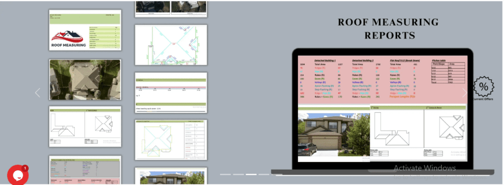 roof measurement reports 