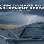 Storm damage roof measurement reports