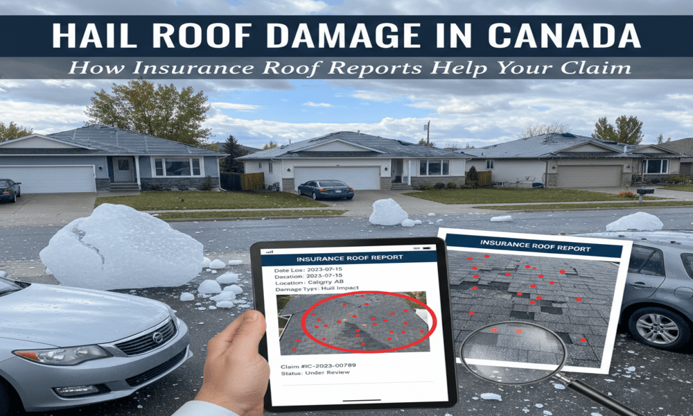 Hail roof damage